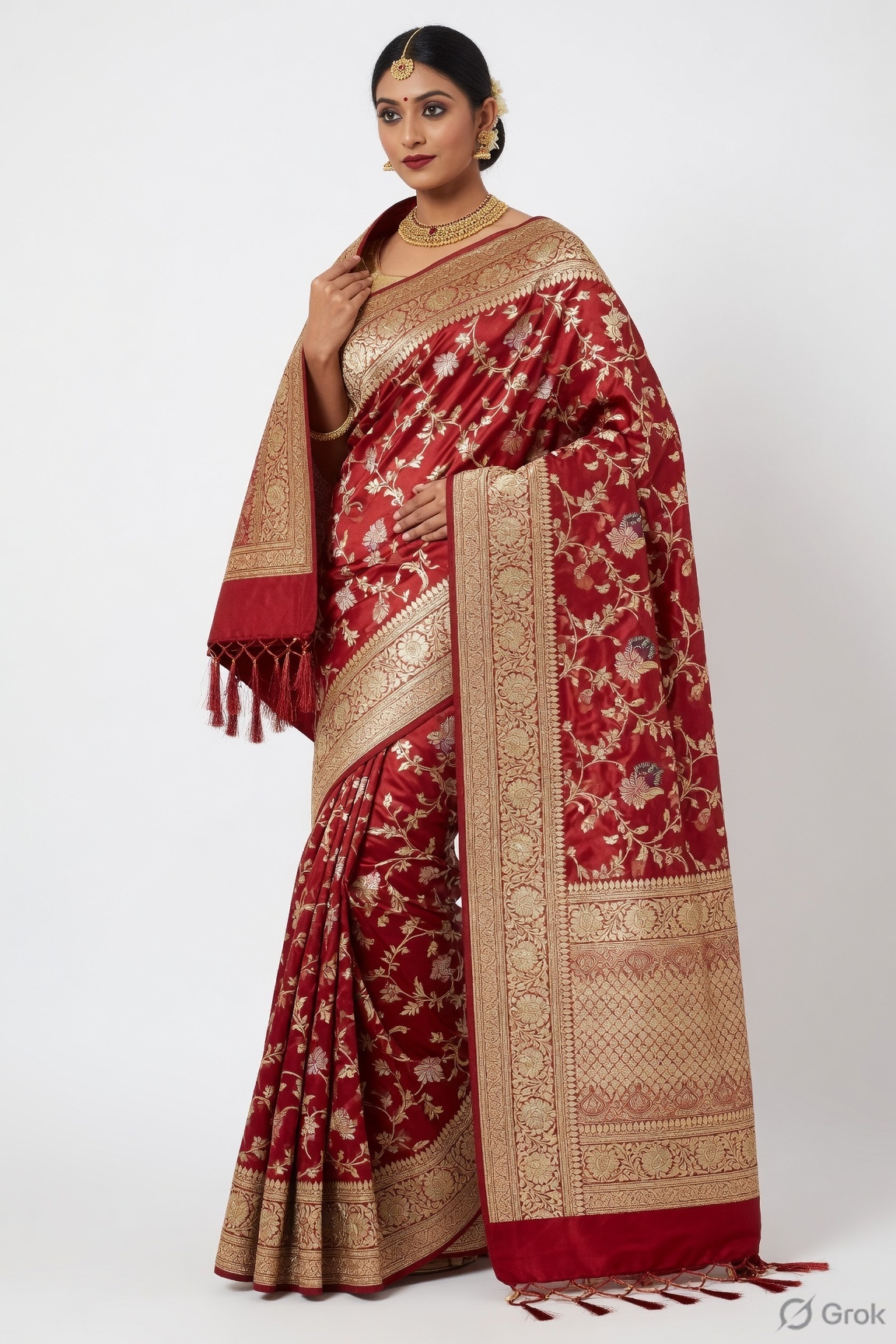 Embroidered Saree